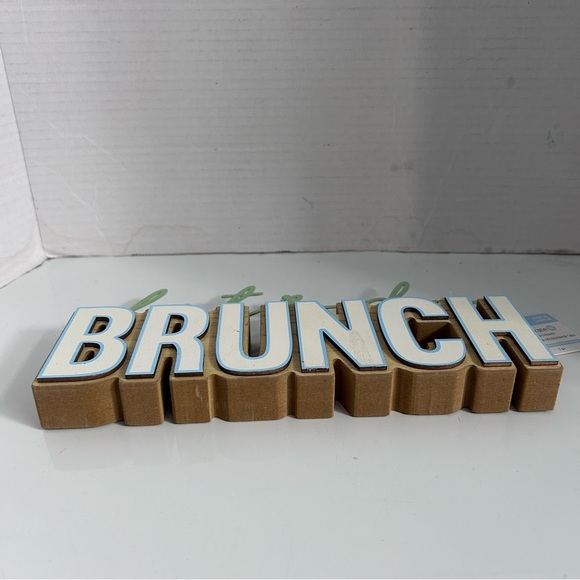 Let’s do Brunch wood tabletop decor - Picture 4 of 4